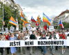 Fotografie z demonstrace v Praze 5.4.2009