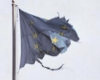 Výzva , předaná v kanceláři EU v Praze ( s komplikacemi ) o nepoužívání vojenské síly na Ukrajině