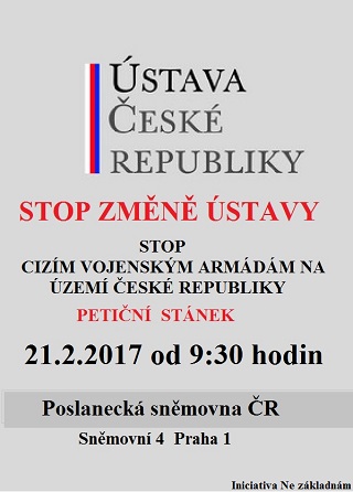 STOP brutální změně Ústavy České republiky