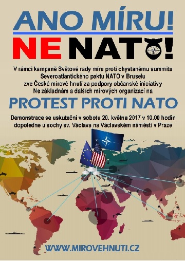 Pozvánka na demonstraci 20.5.2017 od 10:hodin, Václavské náměstí