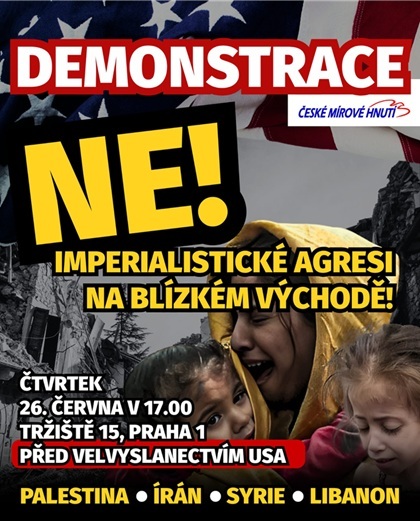 NE! imperialistické agresy na blízkém východě