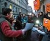 Evropští humanisté protestovali před českými ambasádami v několika městech v celé Evropě